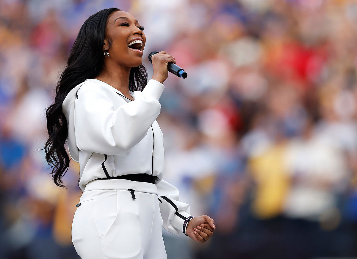 Brandy on stage