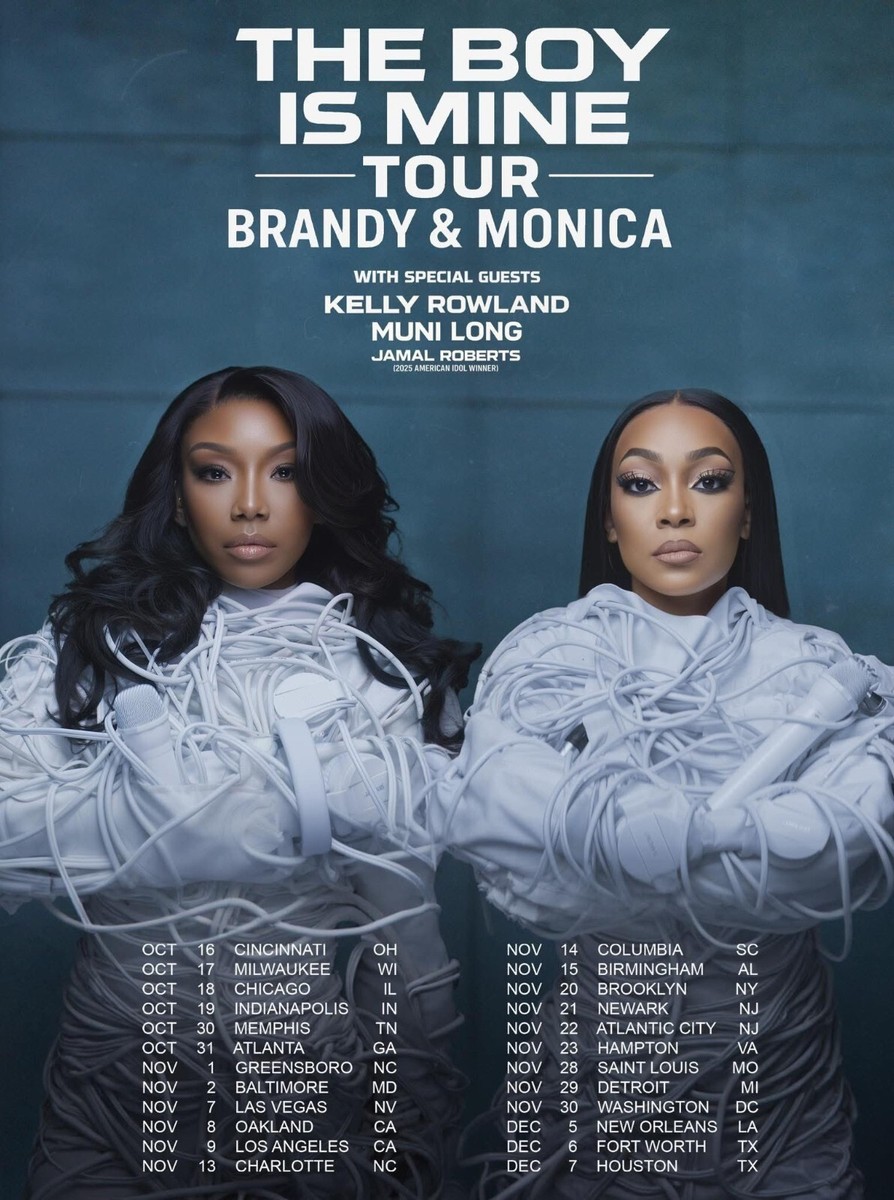 Brandy live tour poster 2026